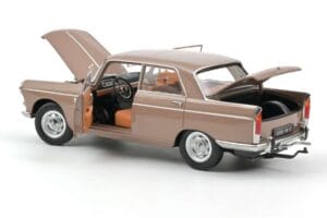 Peugeot 404 Med Campingvogn Henon Norev 1:18 184837 Metal — billede 3 af 7
