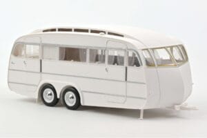 Peugeot 404 Med Campingvogn Henon Norev 1:18 184837 Metal — billede 4 af 7