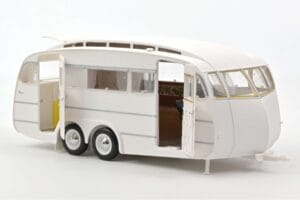 Peugeot 404 Med Campingvogn Henon Norev 1:18 184837 Metal — billede 5 af 7