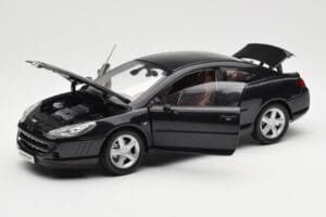 Peugeot 407 Coupé Sort Norev 1:18 184752 Metal — billede 2 af 8