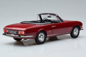 Peugeot 504 Cabriolet Rød Norev 1:18 184818 Metal — billede 3 af 8