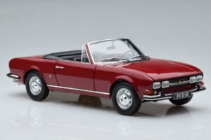 Peugeot 504 Cabriolet Rød Norev 1:18 184818 Metal — billede 6 af 8