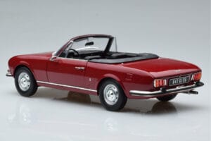 Peugeot 504 Cabriolet Rød Norev 1:18 184818 Metal — billede 7 af 8