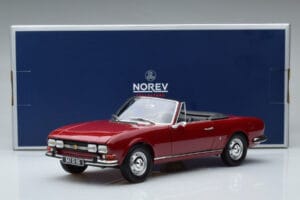 Peugeot 504 Cabriolet Rød Norev 1:18 184818 Metal — billede 8 af 8