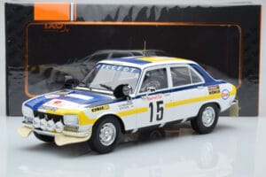 Peugeot 504 Ti #15 B. Consten Rally Morocco 1975 IXO 1:18 18RMC044C Metal — billede 6 af 6