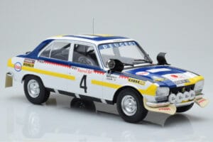 Peugeot 504 Ti #4 T. Makinen / H. Liddon Rally Morocco 1975 IXO 1:18 18RMC044B Metal — billede 4 af 6