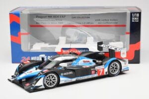 Peugeot 908 HDI FAP LMP1 #7 N. Minassian / P. Lamy / C. Klien 6th Place 24 Hours of Le Mans 2009 Minichamps 1:18 150091207 Me — billede 6 af 6