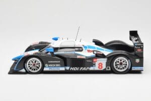 Peugeot 908 HDI FAP LMP1 #8 M. Lamy / S. Sarrazin / A. Wurz 5th Place 24 Hours of Le Mans 2008 Minichamps 1:18 150081208 Meta — billede 3 af 6