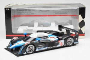 Peugeot 908 HDI FAP LMP1 #8 M. Lamy / S. Sarrazin / A. Wurz 5th Place 24 Hours of Le Mans 2008 Minichamps 1:18 150081208 Meta — billede 6 af 6