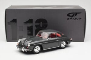 Porsche 356B 2000 GS Carrera 2 Grå GT Spirit 1:18 GT793 Resin — billede 6 af 6