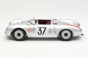 Porsche 550 RS Spyder #37 H. Polensky / R. von Frankenberg 24 Hours of Le Mans 1955 Schuco 1:18 450033400 Metal — billede 4 af 8