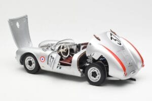 Porsche 550 RS Spyder #37 H. Polensky / R. von Frankenberg 24 Hours of Le Mans 1955 Schuco 1:18 450033400 Metal — billede 5 af 8