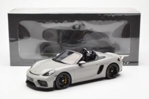 Porsche 718 Spyder Crayon Grå GT Spirit 1:18 GT436 Resin — billede 6 af 6