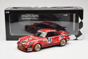 Porsche 911 934 #54 H. Striebig / A-C. Verney 24 Hours of Le Mans 1976 Minichamps 1:18 153766454 Metal — billede 6 af 6