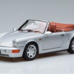 Porsche 911 964 Carrera 2 Cabriolet Sølv Norev 1:18 187330 Metal