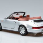 Porsche 911 964 Carrera 2 Cabriolet Sølv Norev 1:18 187330 Metal - image 6 of 7