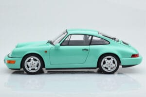 Porsche 911 964 Carrera 2 Mint Grøn Norev 1:18 187327 Metal — billede 5 af 8