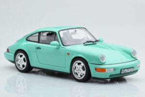 Porsche 911 964 Carrera 2 Mint Grøn Norev 1:18 187327 Metal — billede 6 af 8
