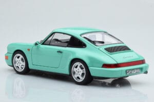 Porsche 911 964 Carrera 2 Mint Grøn Norev 1:18 187327 Metal — billede 7 af 8
