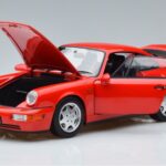 Porsche 911 964 Carrera 2 Rød Norev 1:18 187320 Metal - image 2 of 7