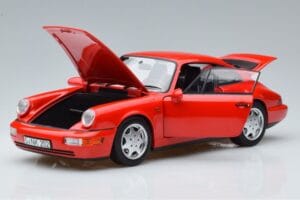 Porsche 911 964 Carrera 2 Rød Norev 1:18 187320 Metal — billede 2 af 7