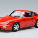 Porsche 911 964 Carrera 2 Rød Norev 1:18 187320 Metal