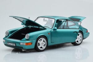 Porsche 911 964 Carrera 2 Wimbledon Grøn Norev 1:18 187329 Metal — billede 2 af 8