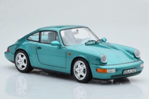 Porsche 911 964 Carrera 2 Wimbledon Grøn Norev 1:18 187329 Metal — billede 6 af 8