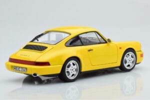 Porsche 911 964 Carrera 2 Gul Norev 1:18 187328 Metal — billede 4 af 8