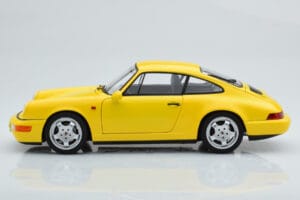 Porsche 911 964 Carrera 2 Gul Norev 1:18 187328 Metal — billede 5 af 8