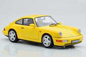 Porsche 911 964 Carrera 2 Gul Norev 1:18 187328 Metal — billede 6 af 8