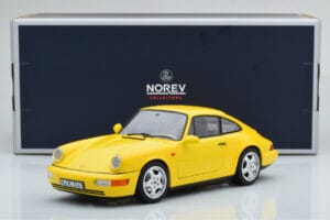 Porsche 911 964 Carrera 2 Gul Norev 1:18 187328 Metal — billede 8 af 8