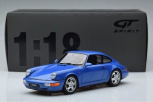 Porsche 911 964 Carrera RS 3.6 Blå GT Spirit 1:18 GT887 Resin — billede 6 af 6