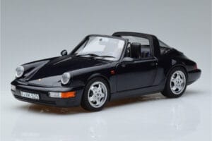 Porsche 911 964 Carrera 4 Targa Blå Norev 1:18 187340 Metal