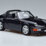 Porsche 911 964 Carrera 4 Targa Blå Norev 1:18 187340 Metal - image 6 of 8