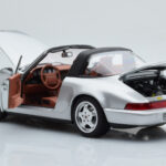 Porsche 911 964 Carrera 4 Targa Polar Sølv Norev 1:18 - image 3 of 9
