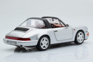Porsche 911 964 Carrera 4 Targa Polar Sølv Norev 1:18 187342 Metal — billede 5 af 9