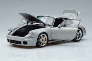 Porsche 911 964 RUF SCR Chalk Grå Almost Real 1:18 880204 Metal — billede 2 af 7
