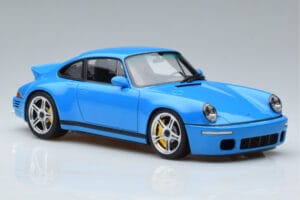 Porsche 911 964 RUF SCR Mexico Blå Almost Real 1:18 880202 Metal — billede 6 af 10
