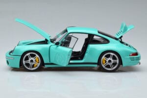 Porsche 911 964 RUF SCR Pearl Mint Grøn Almost Real 1:18 880206 Metal — billede 4 af 10
