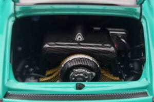 Porsche 911 964 RUF SCR Pearl Mint Grøn Almost Real 1:18 880206 Metal — billede 9 af 10