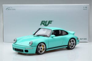 Porsche 911 964 RUF SCR Pearl Mint Grøn Almost Real 1:18 880206 Metal — billede 10 af 10