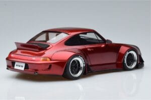 Porsche 911 964 RWB Duck Tail Candy Apple GT Spirit 1:18 GT759 Resin — billede 2 af 6