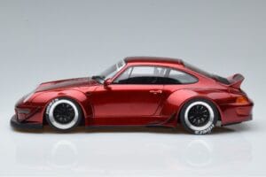 Porsche 911 964 RWB Duck Tail Candy Apple GT Spirit 1:18 GT759 Resin — billede 3 af 6