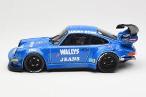 Porsche 911 964 RWB Osho Arrow Blå GT Spirit 1:18 GT448 Resin — billede 3 af 6