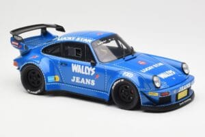 Porsche 911 964 RWB Osho Arrow Blå GT Spirit 1:18 GT448 Resin — billede 4 af 6