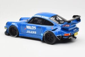 Porsche 911 964 RWB Osho Arrow Blå GT Spirit 1:18 GT448 Resin — billede 5 af 6