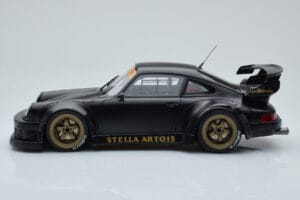 Porsche 911 964 RWB Stella Artois Sort GT Spirit 1:18 GT421 Resin — billede 3 af 6