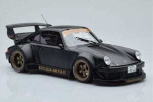 Porsche 911 964 RWB Stella Artois Sort GT Spirit 1:18 GT421 Resin — billede 4 af 6