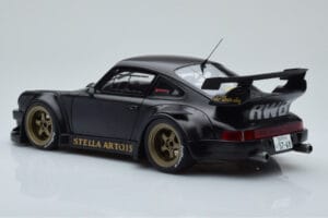 Porsche 911 964 RWB Stella Artois Sort GT Spirit 1:18 GT421 Resin — billede 5 af 6
